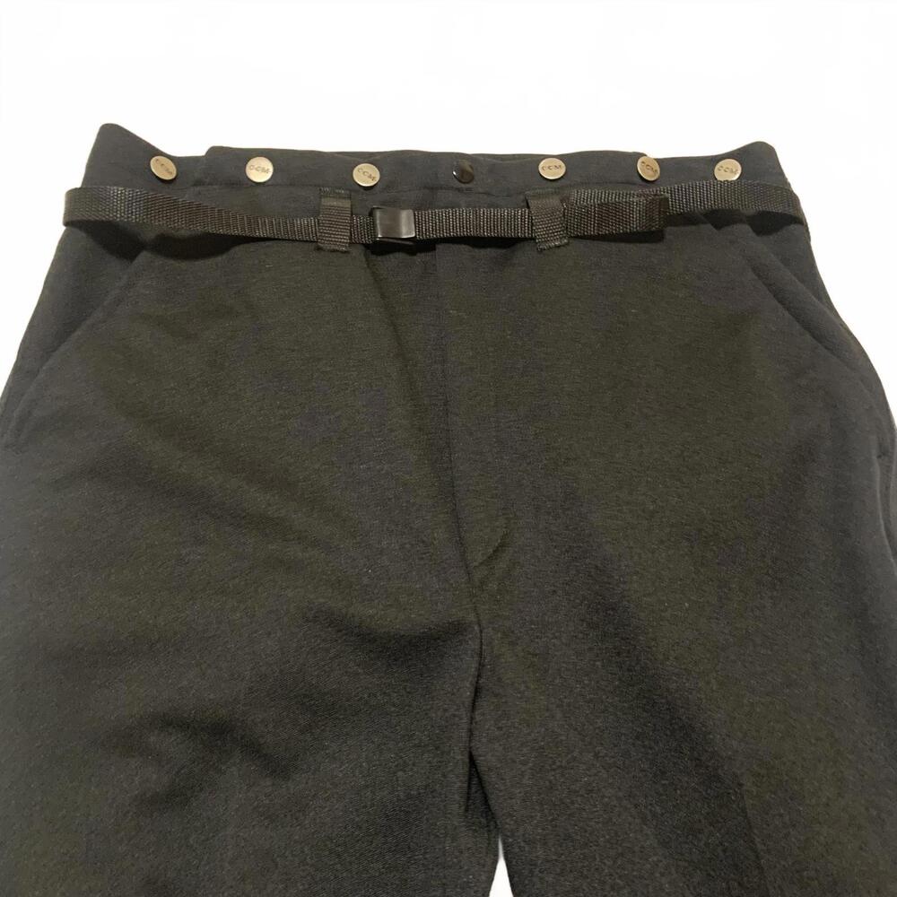 Vintage CCM Hockey Referee Pants Size M Black Canada